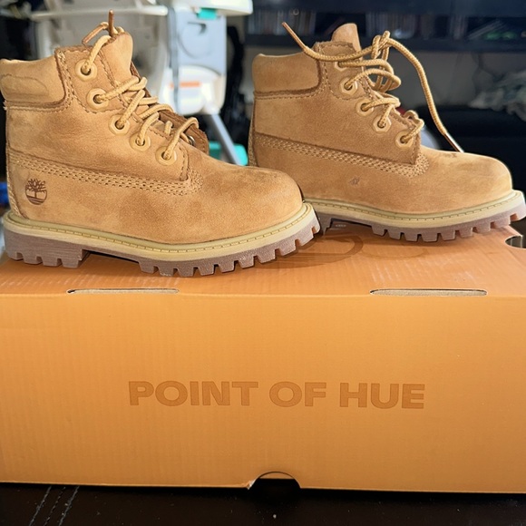 Timberland Premium 6In Waterproof Boot Wheat Nubuck 7C - Picture 6 of 9
